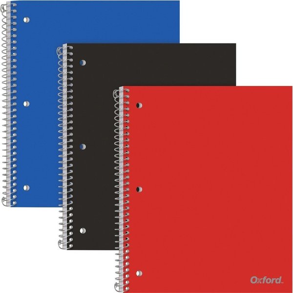 Oxford Notebook, 1Sbj, 150Sht, 3/Pk TOP10389